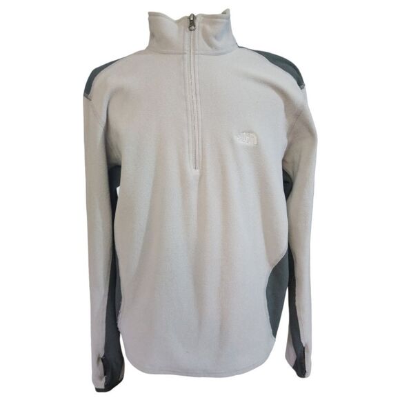 The North Face Pullover Gray 1/2 Zip Size Medium - Picture 9 of 9
